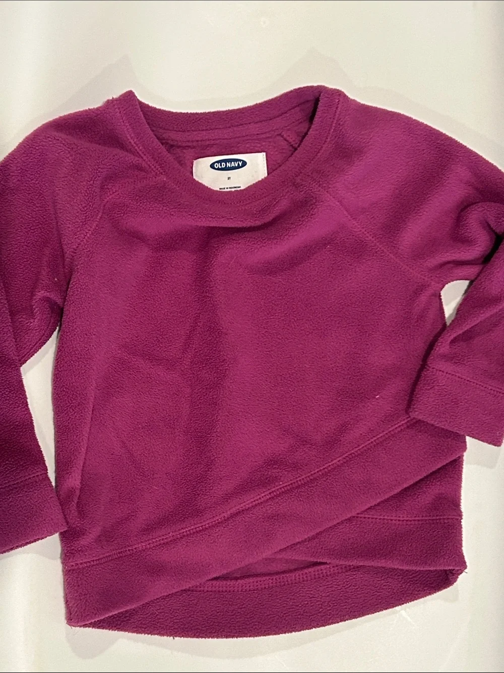 Old Navy Fleece Pullover Sweatshirt - Berry